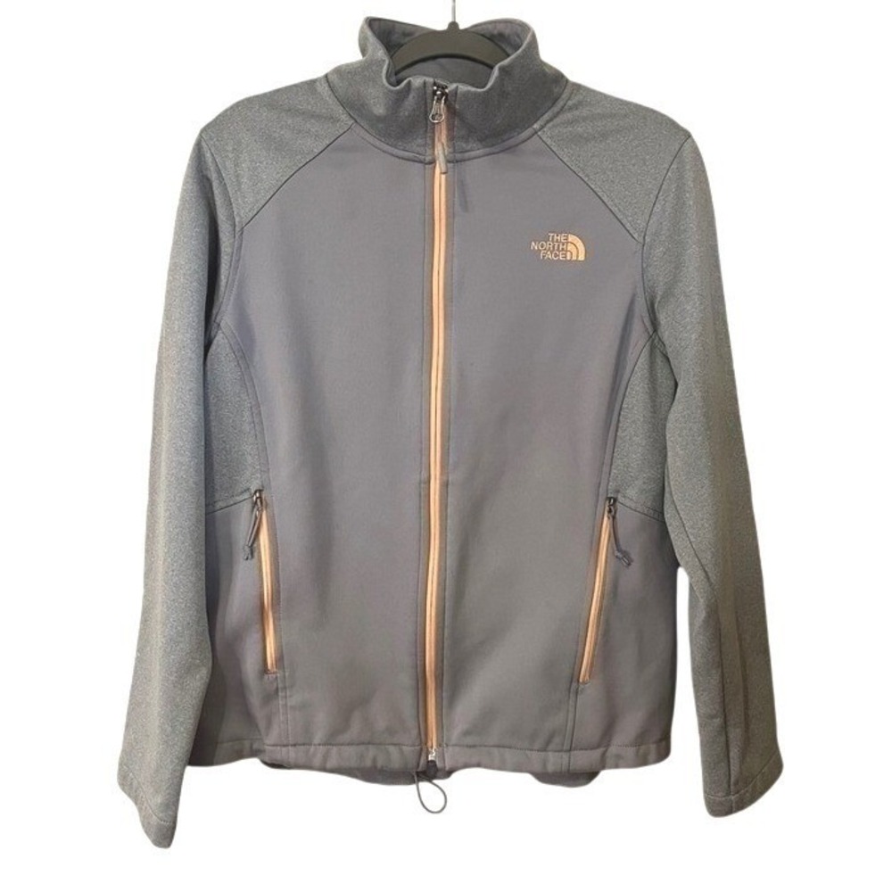 The North Face Canyonwall Grey Orange Full Zip Jacket Womens L - Picture 2 of 4